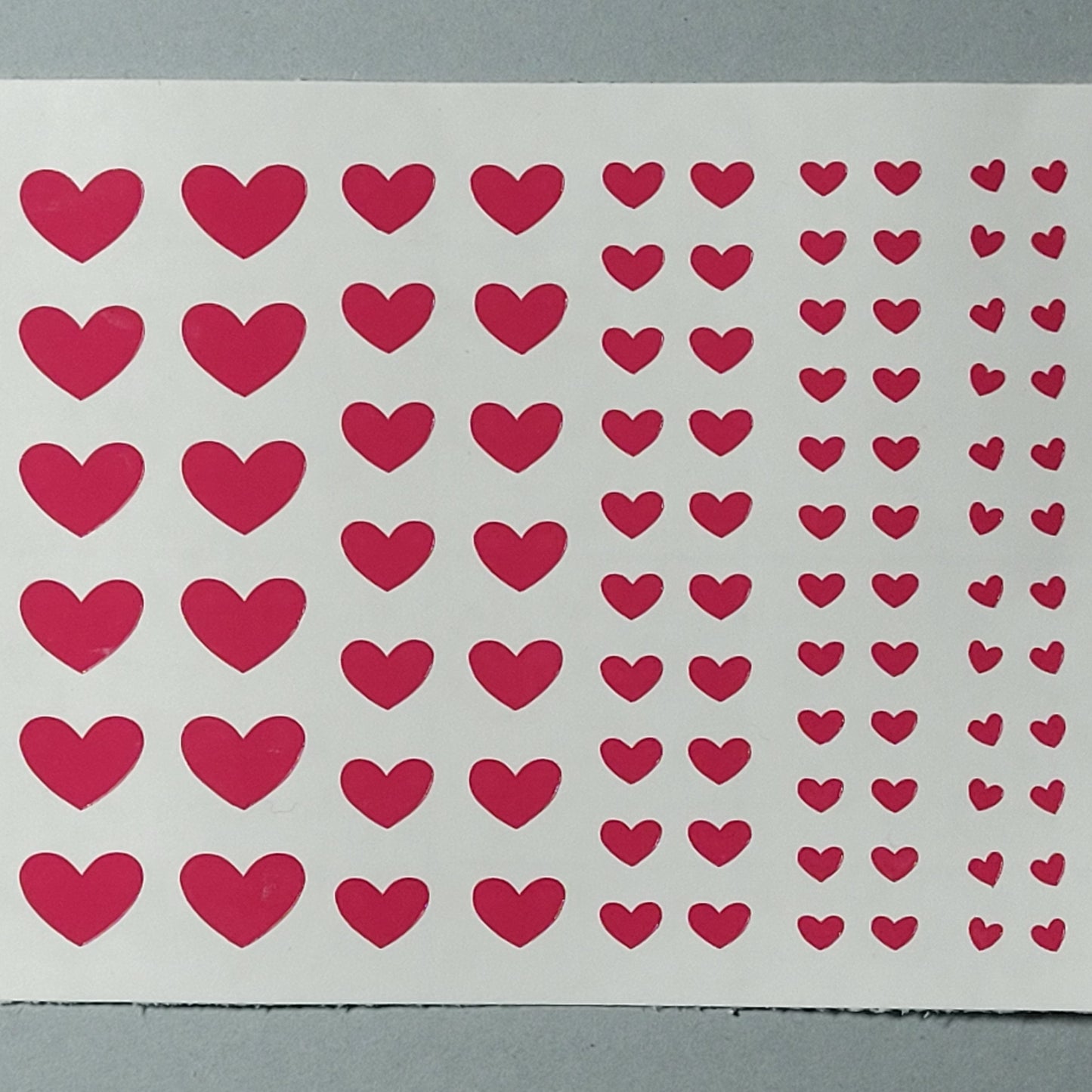 Heart Nail Sticker Decals
